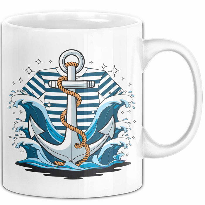 Seemann Tasse Geschenk Lustige Geschenkidee Spruch Für Ozean Liebhaber Weiß Trendation
