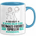 Ultimate-Frisbee-Spieler Geschenk Tasse So Gut Kann Nur Ein Ultimate-Frisbee-Spieler Aussehen Geschenkidee Kaffee-Becher Blau Trendation