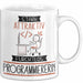 Programmiererin Tasse Geschenk Becher Stark Attraktiv Furchtlos Programmiererin Lustige Geschenkidee Weiß Trendation