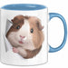 Meerschweinchen Tier Tasse Geschenk Lustige Geschenkidee Blau Trendation
