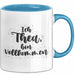 Thea Tasse Ich Thea, Bin Vollkommen Geschenk Blau Trendation