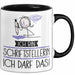 Geschenk für Schriftstellerin Tasse Lustige Geschenkidee Geburtstag Ich Bin Schriftstellerin Ich Darf Das Trendation