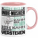Indie-Musiker Geschenk Tasse Geschenkidee für Indie-Musiker Geburtstag Lustig Ich Bin Indie-Musiker Ich Kann Es Dir Erklären Aber Nicht Für Dich Verstehen Rosa Trendation