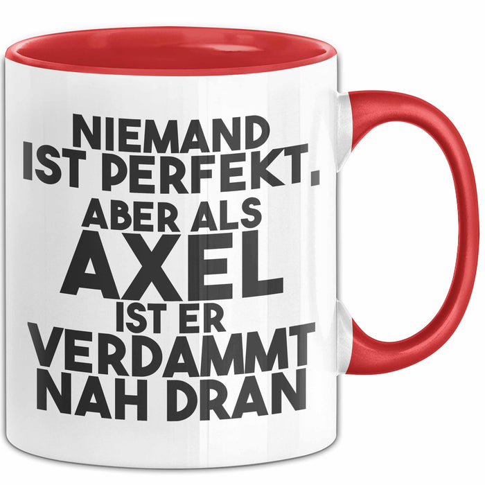 Axel Tasse Niemand Ist Perfekt, Aber Als Axel Ist Er Verdammt Nah Dran Rot Trendation