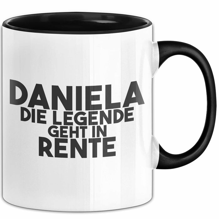 Daniela Tasse Daniela – Die Legende Geht In Rente Geschenk