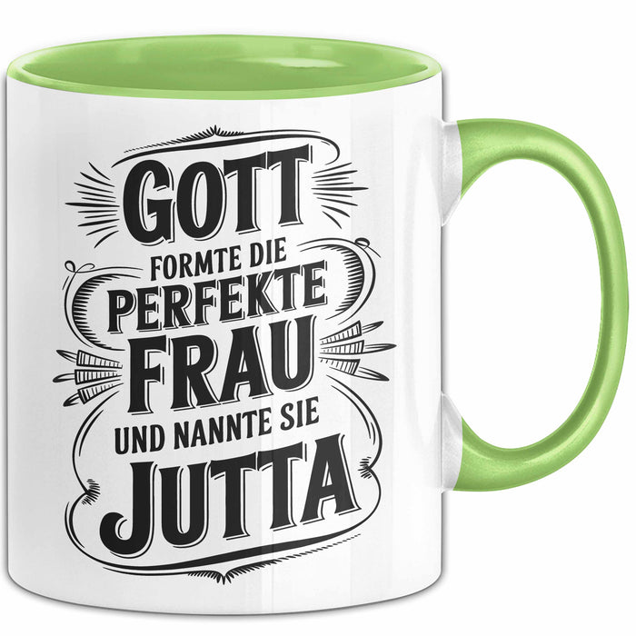 Jutta Tasse Geschenk Gott Formte Die Perfekte Frau Jutta Geschenkidee