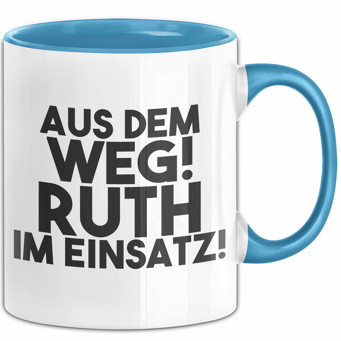 Ruth Tasse Aus Dem Weg! Ruth Im Einsatz! Geschenk