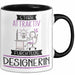 Designerin Tasse Geschenk Becher Stark Attraktiv Furchtlos Designerin Lustige Geschenkidee Trendation