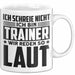 Trainer Tasse Geschenk Bester Fußball Basketball Coach Geschenkidee Ich Schreie Nicht Ich Bin Trainer Ich Rede So Laut Weiß Trendation