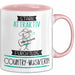Country-Musikerin Tasse Geschenk Becher Stark Attraktiv Furchtlos Country-Musikerin Lustige Geschenkidee Rosa Trendation