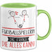 Fußballspielerin Geschenk Tasse Becher Die Frau Die Allen Kann Geschenkidee für eine Fußballspielerin Lustig Grün Trendation