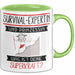 Survival-Expertin Und Prinzessin Tasse Geschenk Für Eine Survival-Expertin Geburtstag Was Ist Deine Superkraft Grün Trendation
