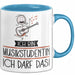 Geschenk für Musikstudentin Tasse Lustige Geschenkidee Geburtstag Ich Bin Musikstudentin Ich Darf Das Blau Trendation