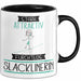 Slacklinerin Tasse Geschenk Becher Stark Attraktiv Furchtlos Slacklinerin Lustige Geschenkidee Trendation