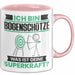 Bogenschütze Tasse Geschenk für Bogenschütze Geburtstag Lustiger Spruch Kaffee-Becher Was Ist Deine Superkraft Rosa Trendation