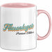 Fliesenleger Premium Edition Tasse Geschenk Fliesenleger Kaffee-Becher Rosa Trendation