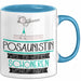 Posaunistin Weil Es Keinen Schöneren Beruf Gibt Tasse Geschenk für Eine Posaunistin Lustig Blau Trendation