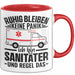 Sanitäter Tasse Geschenk Ruhig Bleiben Ich Bin Sanitäter Und Regel Das Geschenkidee Rettungssanitäter Rot Trendation