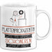 Plattenproduzentin Weil Es Keinen Schöneren Beruf Gibt Tasse Geschenk für Eine Plattenproduzentin Lustig Weiß Trendation