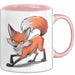 Fuchs Liebhaber Tasse Geschenkidee Schlauer Tierfan Geschenkidee Lustig Rosa Trendation
