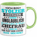Ehemann Tasse Geschenk Ich Bin Stolzer Ehemann Geschenkidee Lustiger Spruch Becher Grün Trendation