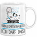 Geschenk für Hundebedarfsverkäuferin Tasse Lustige Geschenkidee Geburtstag Ich Bin Hundebedarfsverkäuferin Ich Darf Das Weiß Trendation
