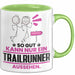 Trailrunner Geschenk Tasse So Gut Kann Nur Ein Trailrunner Aussehen Geschenkidee Kaffee-Becher Grün Trendation