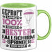 Fallschirmspringer Geschenk Lustiger Spruch für Fallschirmspringer Geschenkidee Bester Fallschirmspringer Der Welt Grün Trendation
