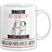 Musikarrangeurin Tasse Geschenk Becher Stark Attraktiv Furchtlos Musikarrangeurin Lustige Geschenkidee Weiß Trendation