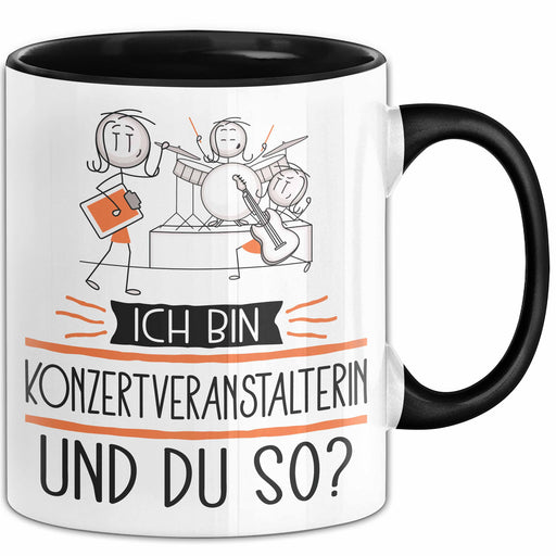 Konzertveranstalterin Tasse Geschenk Ich Bin Konzertveranstalterin Und Du So Geschenkidee Lustiger Spruch Becher Trendation