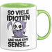 Sensenmann Tasse Geschenk Lustige Geschenkidee Spruch So Viele Idioten Und Nur 1 Sense Grün Trendation