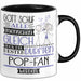 Pop-Fan Geschenk Becher Tasse Gott Schuf Alle Menschen Gleich Nur Die Besten Durfeten Pop-Fan Werden Geschenkidee Lustig Trendation