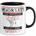 Musikerin Und Prinzessin Tasse Geschenk Für Eine Musikerin Geburtstag Was Ist Deine Superkraft Trendation