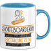 Skateboarderin Weil Es Keinen Schöneren Beruf Gibt Tasse Geschenk für Eine Skateboarderin Lustig Blau Trendation