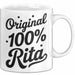 Rita Tasse Geschenk Original 100% Rita Geschenkidee Geburtstag Weiß Trendation