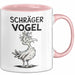 Sarkastischer Vogel Tasse Geschenk Lustige Geschenkidee Spruch Schräger Vogel Rosa Trendation