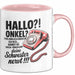 Onkel Sarkastisch Sarkasmus Tasse Geschenk Lustige Geschenkidee Spruch Hallo Onkel Rosa Trendation