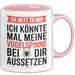 Spinne Vogelspinne Tier Tasse Geschenk Lustige Geschenkidee Spruch Sei Nett Zu Mir Ich Könnte Mal Meine Vogelspinne Bei Dir Aussetzen Rosa Trendation