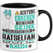 Rätselfan Geschenk Tasse Lustiger Spruch Erheben Sie Sich Der Rätselfan Betritt den Raum Schwarz Trendation