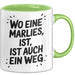 Marlies Tasse Geschenk Wo Eine Marlies Ist Ist Auch Ein Weg Geschenkidee Becher mit Name Trendation