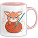 Häkel Fan Tasse Geschenk Lustige Geschenkidee Spruch Für Amigurumi Macher Rosa Trendation