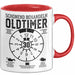 30. Geburtstag Tasse Geschenk Schonend Behandeln Oldtimer Der Ist 30 Geschenkidee Kaffee-Becher Rot Trendation