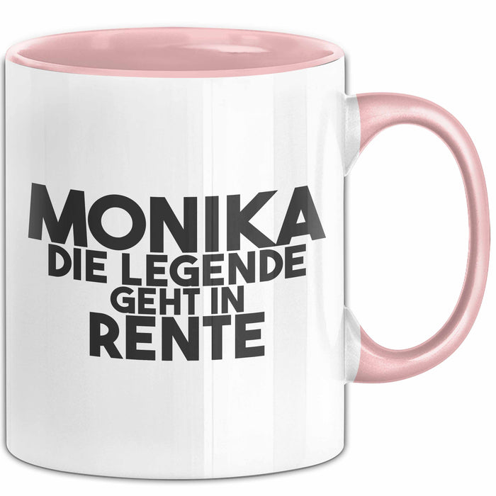Monika Tasse Monika – Die Legende Geht In Rente Geschenk