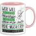 Indie-Musikerin Tasse Geschenk Spruch Wer Will Schon Prinzessin Sein Wenn Man Auch Indie-Musikerin Sein Kann Rosa Trendation