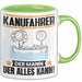 Kanufahrer Tasse Geschenk für Kanufahrer Der Mann Der Alles Kann Geschenkidee zum Geburtstag Grün Trendation