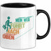 Office Arbeitskollege Tasse Geschenk Lustige Geschenkidee Spruch Mein Weg Führt Nach Oben Trendation