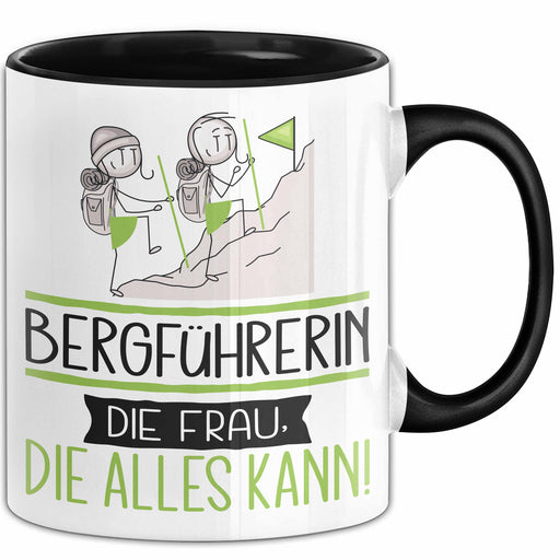 Bergführerin Geschenk Tasse Becher Die Frau Die Allen Kann Geschenkidee für eine Bergführerin Lustig Trendation