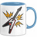 Rockband Fan Tasse Geschenkidee für laute Musikliebhaber Blau Trendation