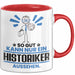 Historiker Geschenk Tasse So Gut Kann Nur Ein Historiker Aussehen Geschenkidee Kaffee-Becher Rot Trendation