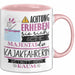 Kajakfahrerin Tasse Geschenk Lustiger Spruch Bitte Erheben Sie Sich Seine Majestät Die Kajakfahrerin Betritt Den Raum Rosa Trendation